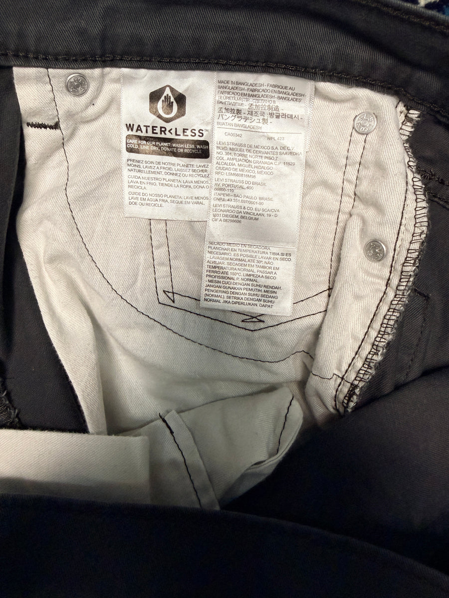 Levi's Grey 502 Regular Tapered Jeans - 34