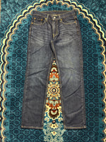 Levi's Navy Blue 514 Low Rise Straight Fit Jeans - 30
