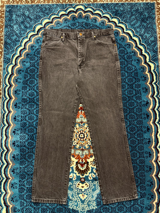 Wrangler Grey Straight Fit Jeans - 36