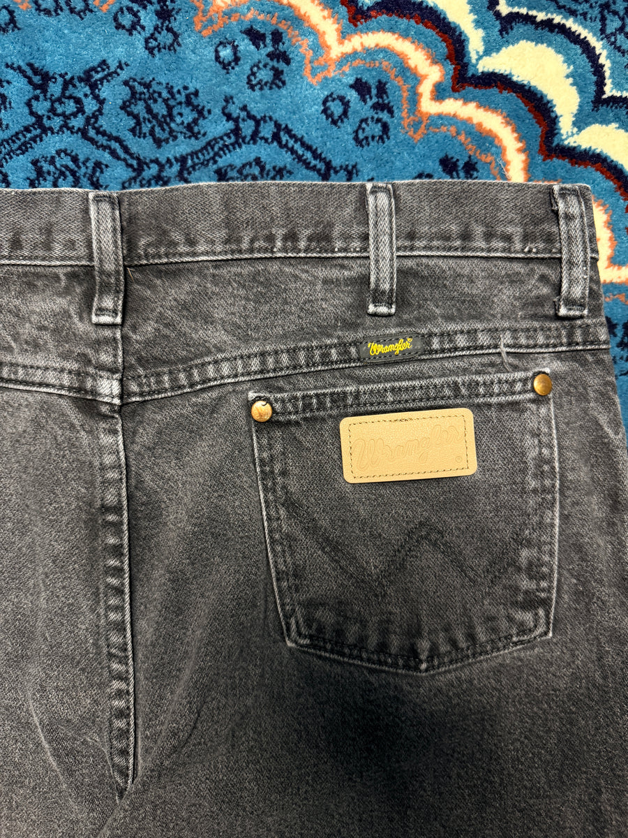Wrangler Grey Straight Fit Jeans - 36