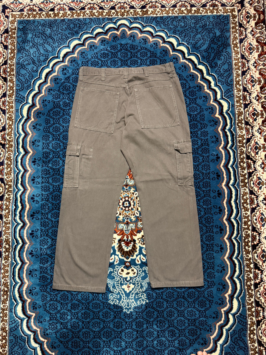 Wrangler Grey Cargo Pants - 34