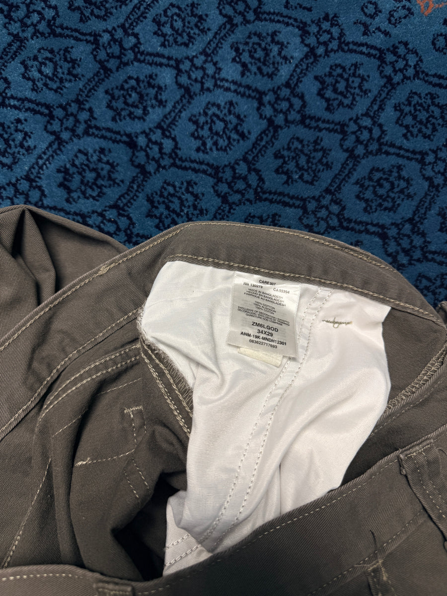 Wrangler Grey Cargo Pants - 34