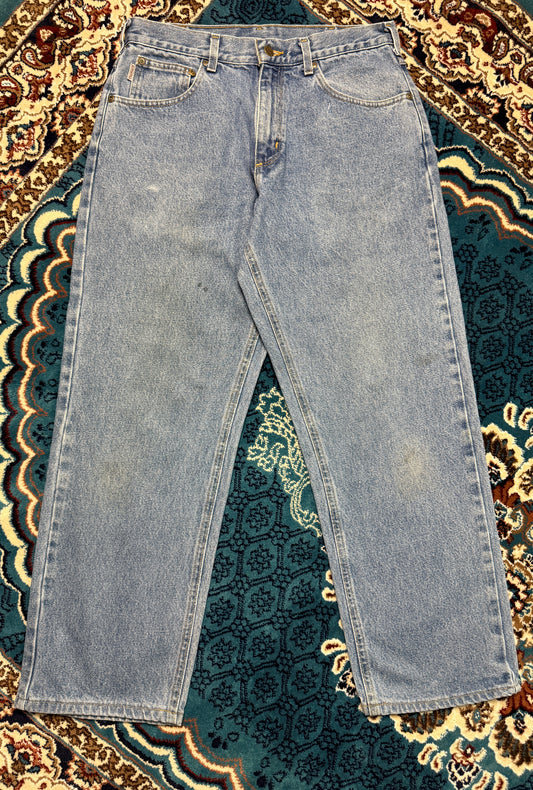 Carhartt Blue Faded Loose Fit Jeans - 32