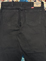 Wrangler Black Straight Fit Jeans - 34