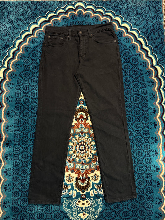 Levi's Black 511 Slim Fit Jeans - 31