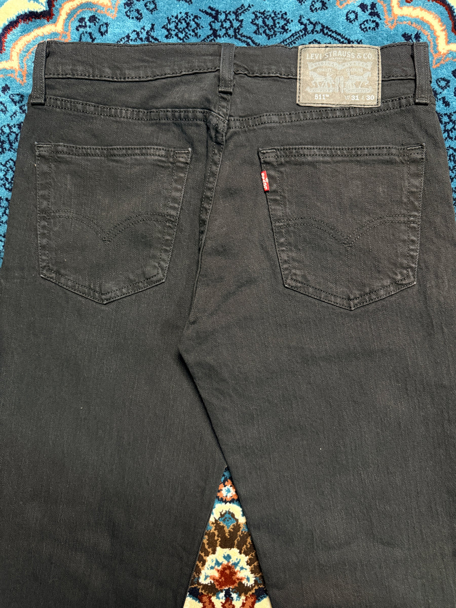 Levi's Black 511 Slim Fit Jeans - 31