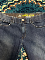 Lee Blue Performance Series Extreme Motion Straight Fit Tapered Jeans - 34
