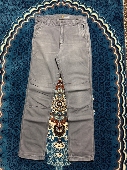 Carhartt Grey Faded Straight Fit Jeans - 32