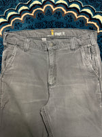 Carhartt Grey Faded Straight Fit Jeans - 32
