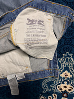 Levi's Blue 527 Washed Bootcut Jeans - 38