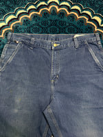 Carhartt Blue Baggy Fit 5 Pocket Jeans - 36
