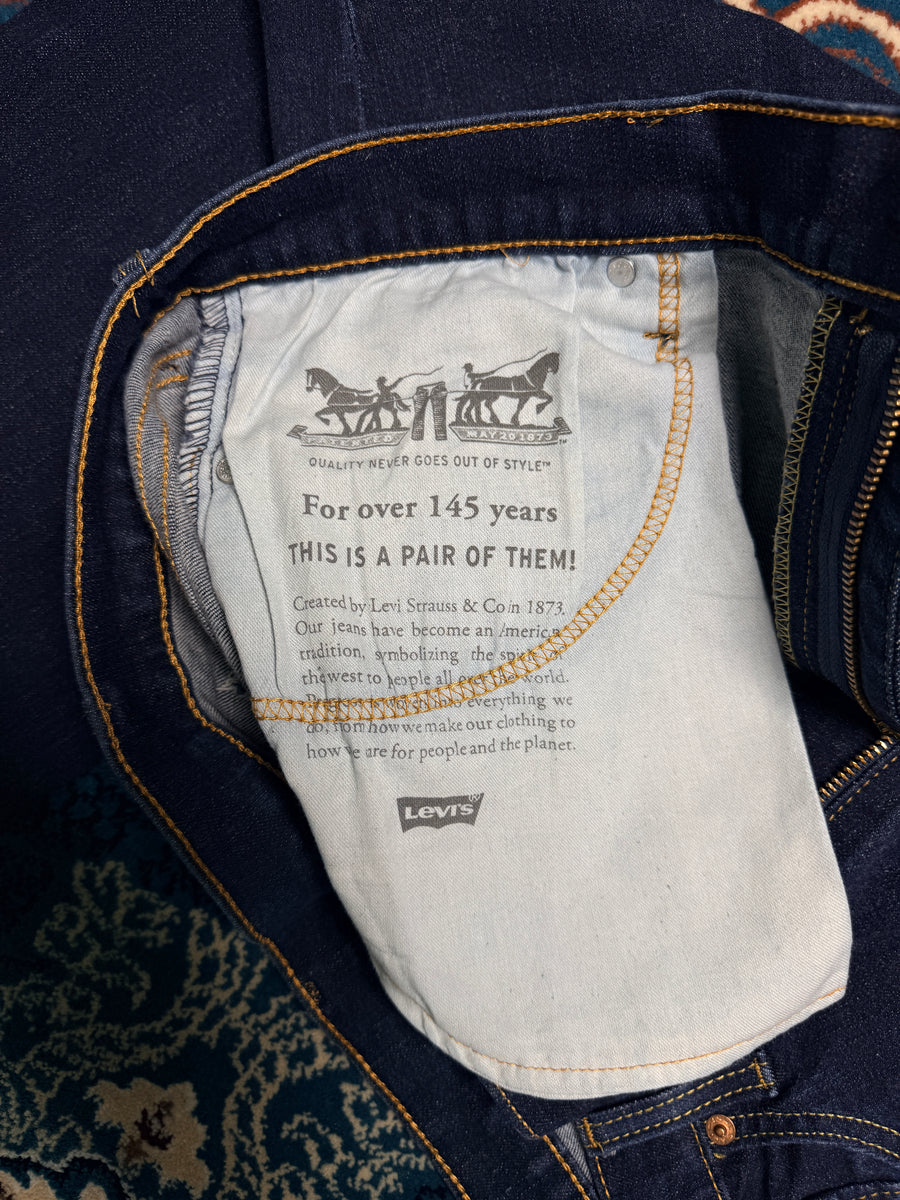 Levi's Dark Blue 541 Athletic Tapered Jeans - 42