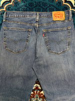 Levi's Blue 541 Washed Athletic Tapered Jeans - 34