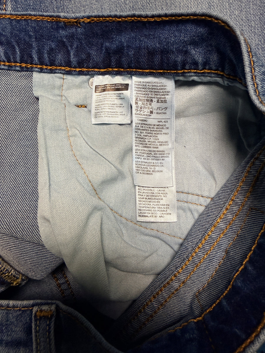 Levi's Blue 541 Washed Athletic Tapered Jeans - 34