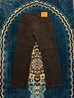 Levi's Black Faded 505 Regular Straight Fit - 30