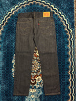Levi's Bluish Grey 502 Regular Tapered Jeans - 33
