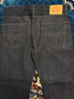 Levi's Bluish Grey 502 Regular Tapered Jeans - 33