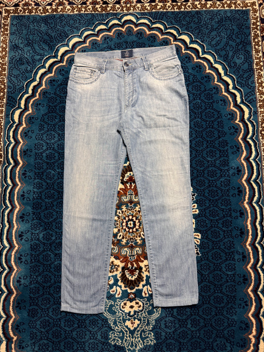 Bugatti Light Blue Straight Fit Jeans - 32