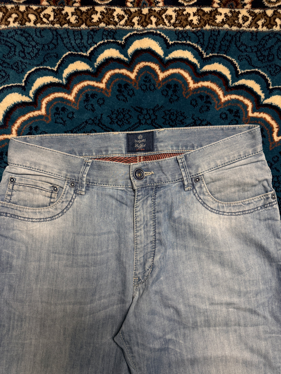 Bugatti Light Blue Straight Fit Jeans - 32