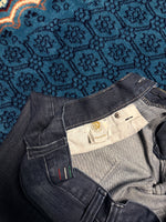 Diesel Dark Blue Straight Fit Washed Jeans - 32