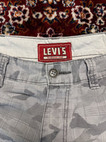 Levi's Grey Camo Squad Cargo Shorts - 33