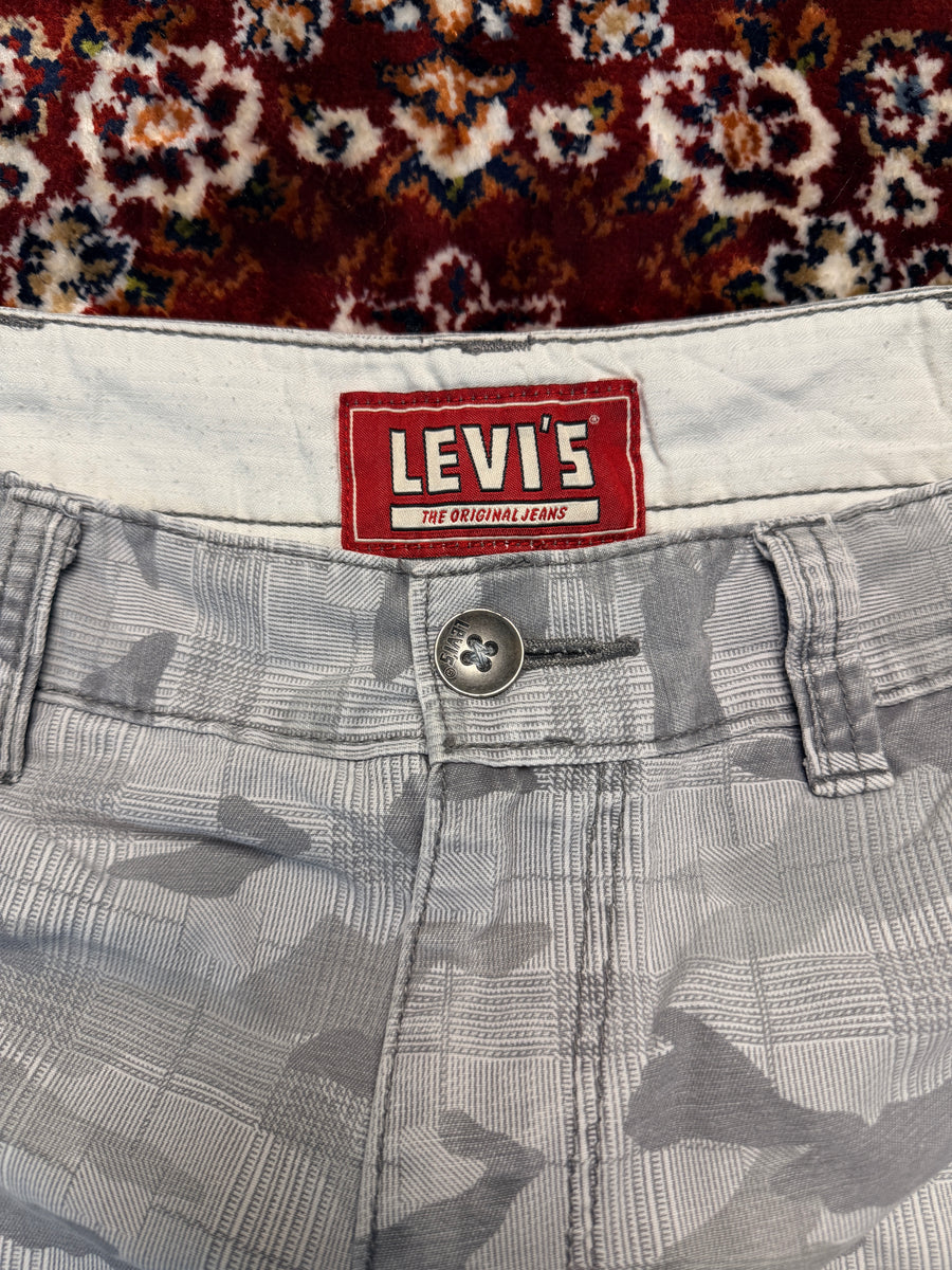 Levi's Grey Camo Squad Cargo Shorts - 33