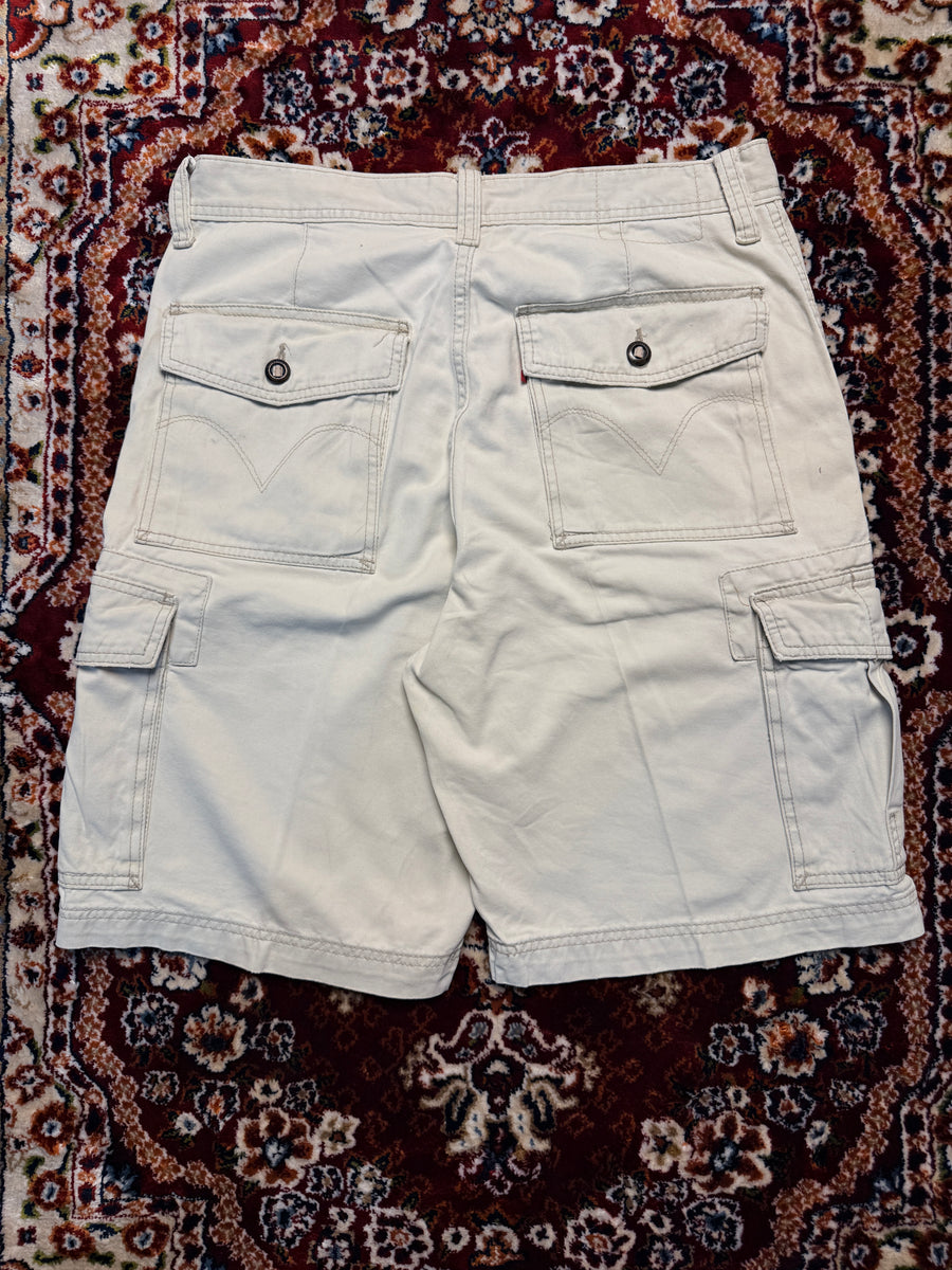 Levi's Offwhite Workwear Cargo Shorts - 32