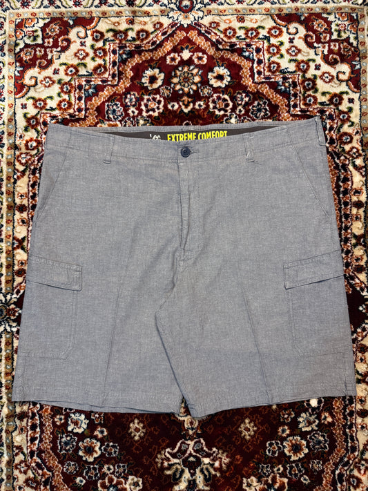 Lee Performance Series Extreme Comfort Grey Cargo Shorts - 44