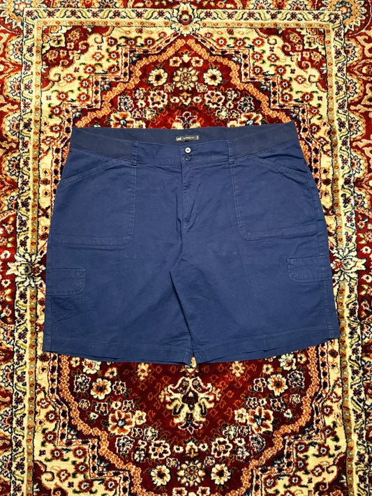 Lee Blue Relaxed Fit Cargo Shorts - 44
