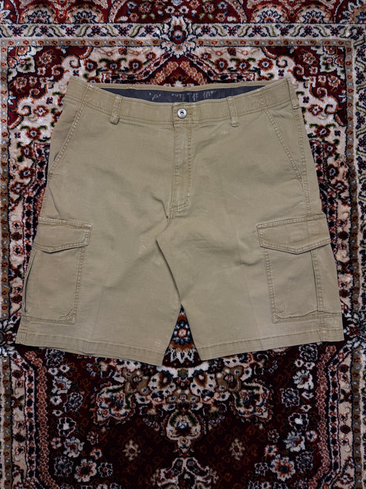 Lee Extreme Motion Khaki Cargo Shorts - 38