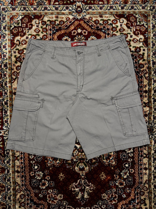 Lee Dungarees Light Grey Cargo Shorts - 38