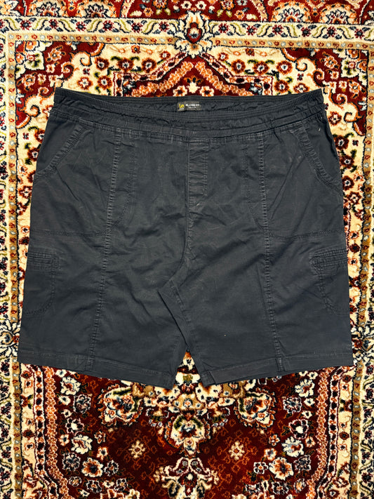 Lee Black Relaxed Fit Mis Ride Shorts - 34