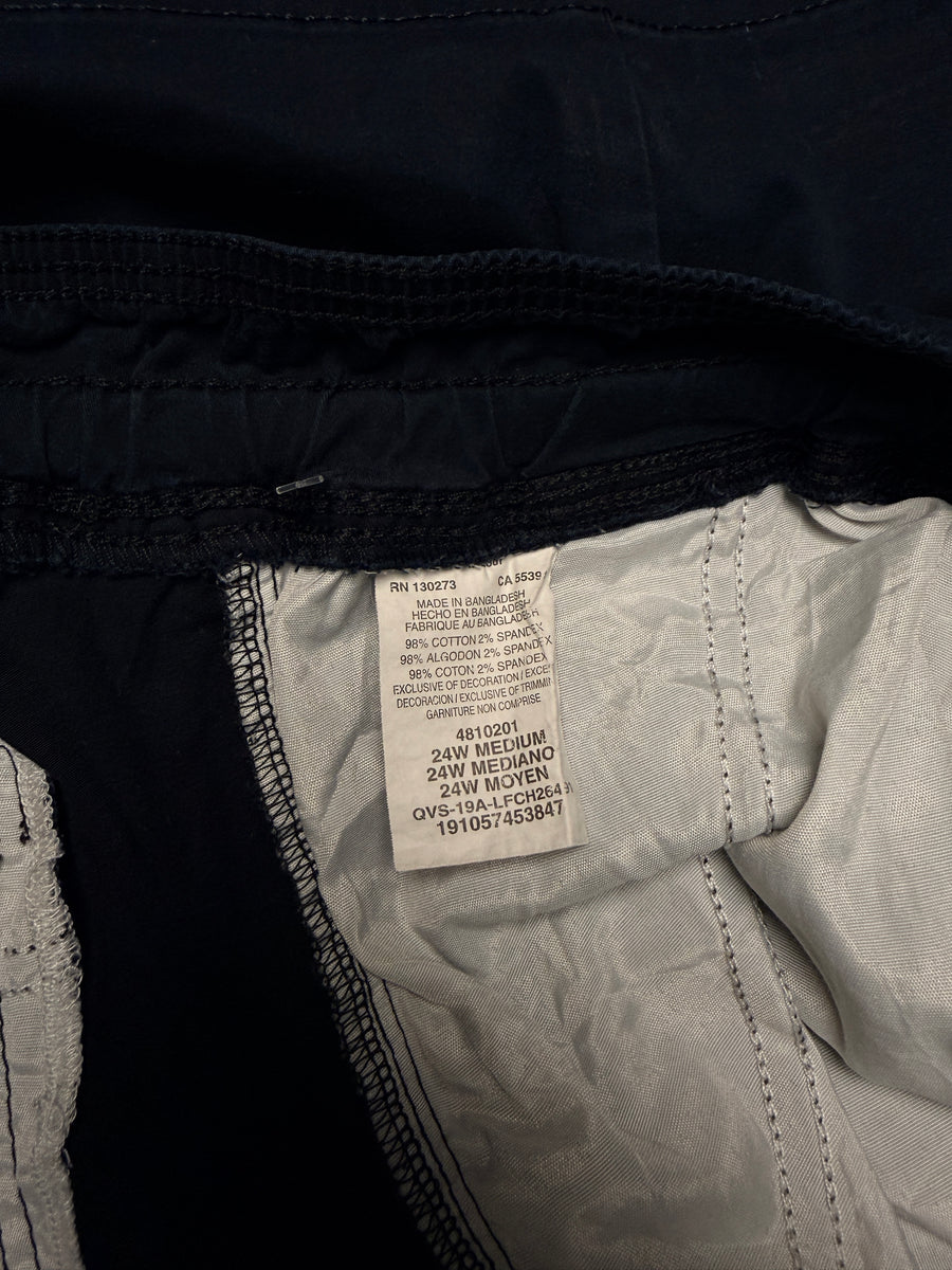 Lee Black Relaxed Fit Mis Ride Shorts - 34