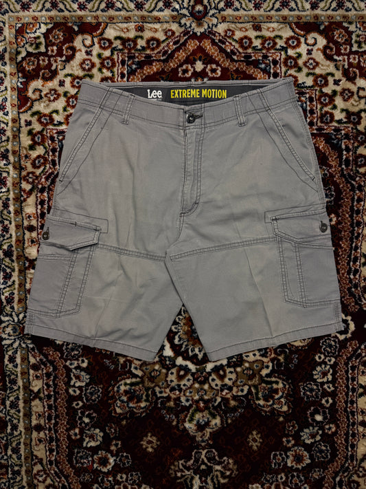 Lee Performance Series Extreme Motion Grey Cargo Shorts - 33