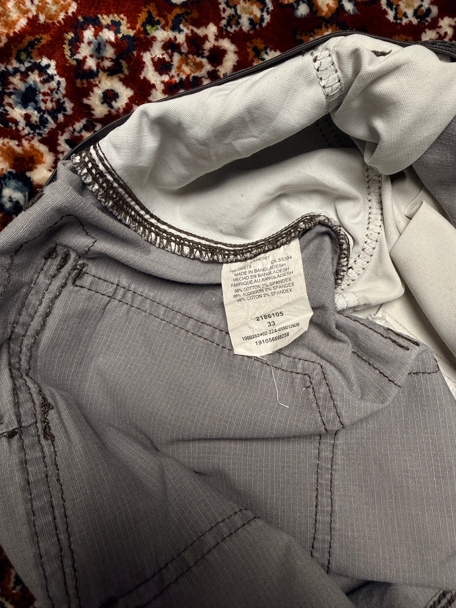 Lee Performance Series Extreme Motion Grey Cargo Shorts - 33