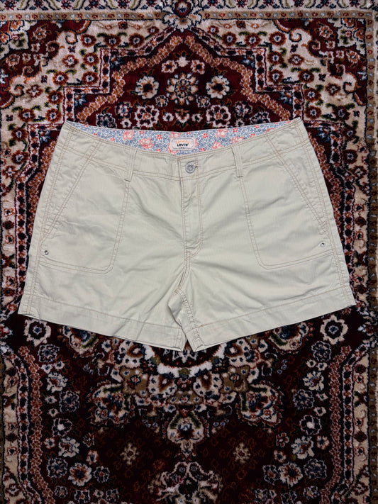 Levi's Beige Cotton Shorts - 14