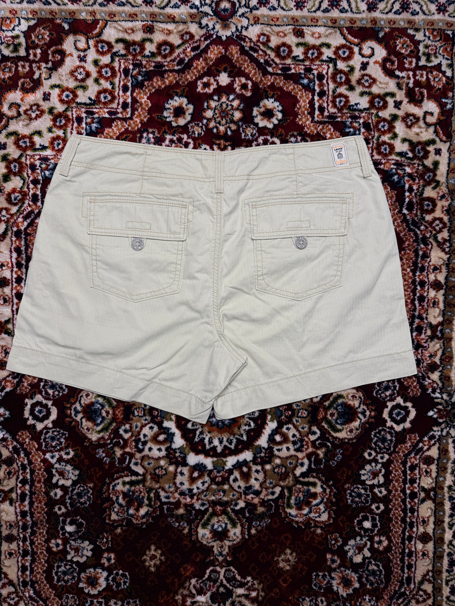 Levi's Beige Cotton Shorts - 14
