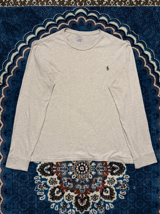 Polo Ralph Lauren Beige Long Sleeve Tee - L