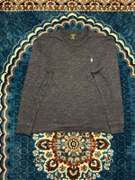 Polo Ralph Lauren Bluish Grey Long Sleeve Crewneck Tee - M