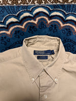 Polo by Ralph Lauren Beige Blake Cotton Button Down Shirt - S