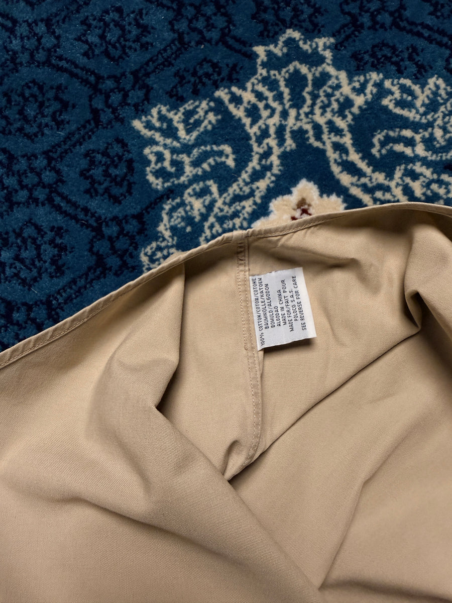 Polo by Ralph Lauren Beige Blake Cotton Button Down Shirt - S