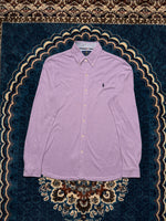 Ralph Lauren Lilac Featherweight Mesh Shirt - M