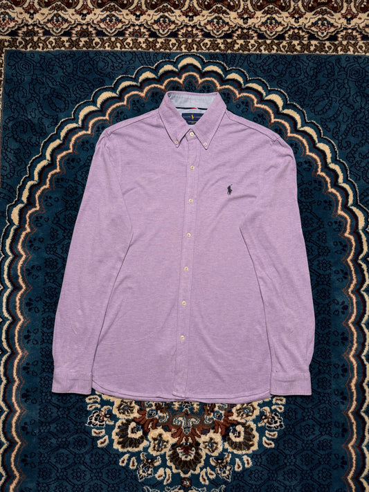 Ralph Lauren Lilac Featherweight Mesh Shirt - M