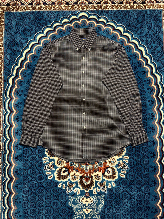 Ralph Lauren Check Black Slim Fit Shirt - M