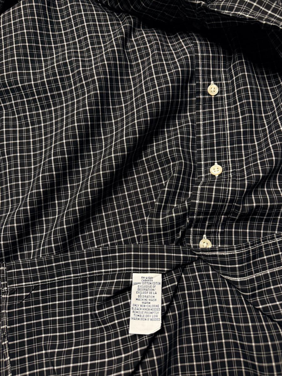 Ralph Lauren Check Black Slim Fit Shirt - M