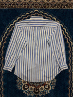 Lacoste Stripe Blue Button Down Shirt - 42