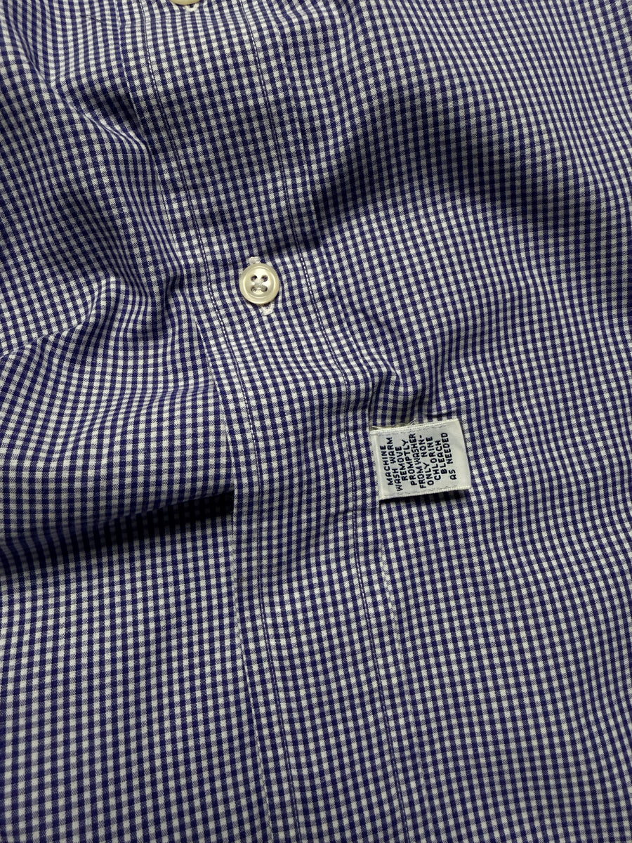 Ralph Lauren Check Purple Yarmouth Cotton Shirt - L