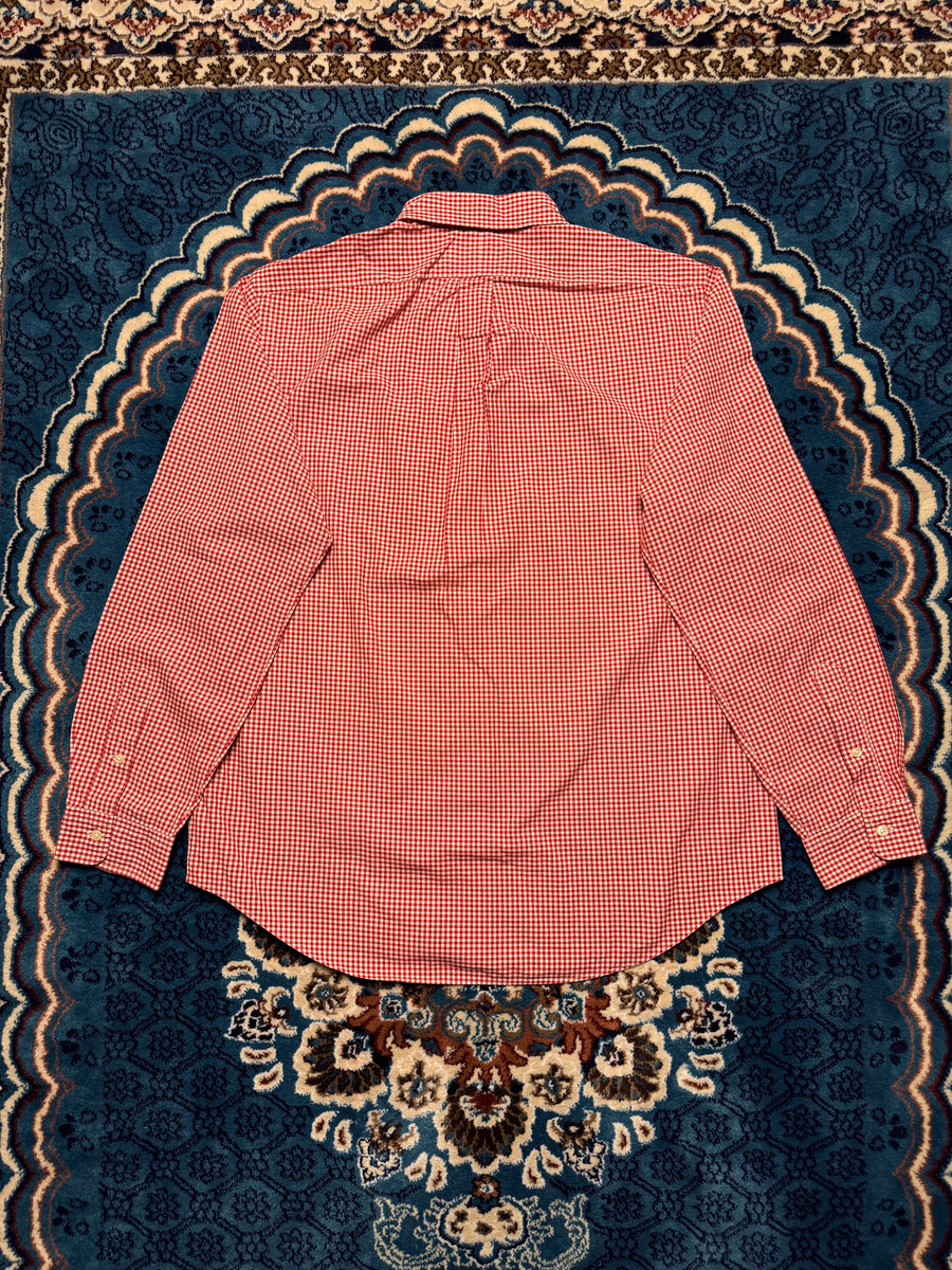 Ralph Lauren Check Red Button Down Shirt - L