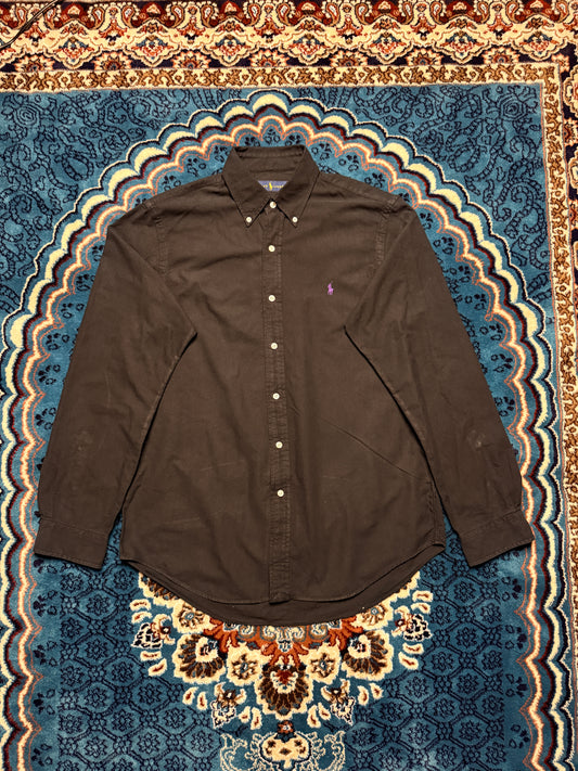 Ralph Lauren Black Button Down Shirt - M