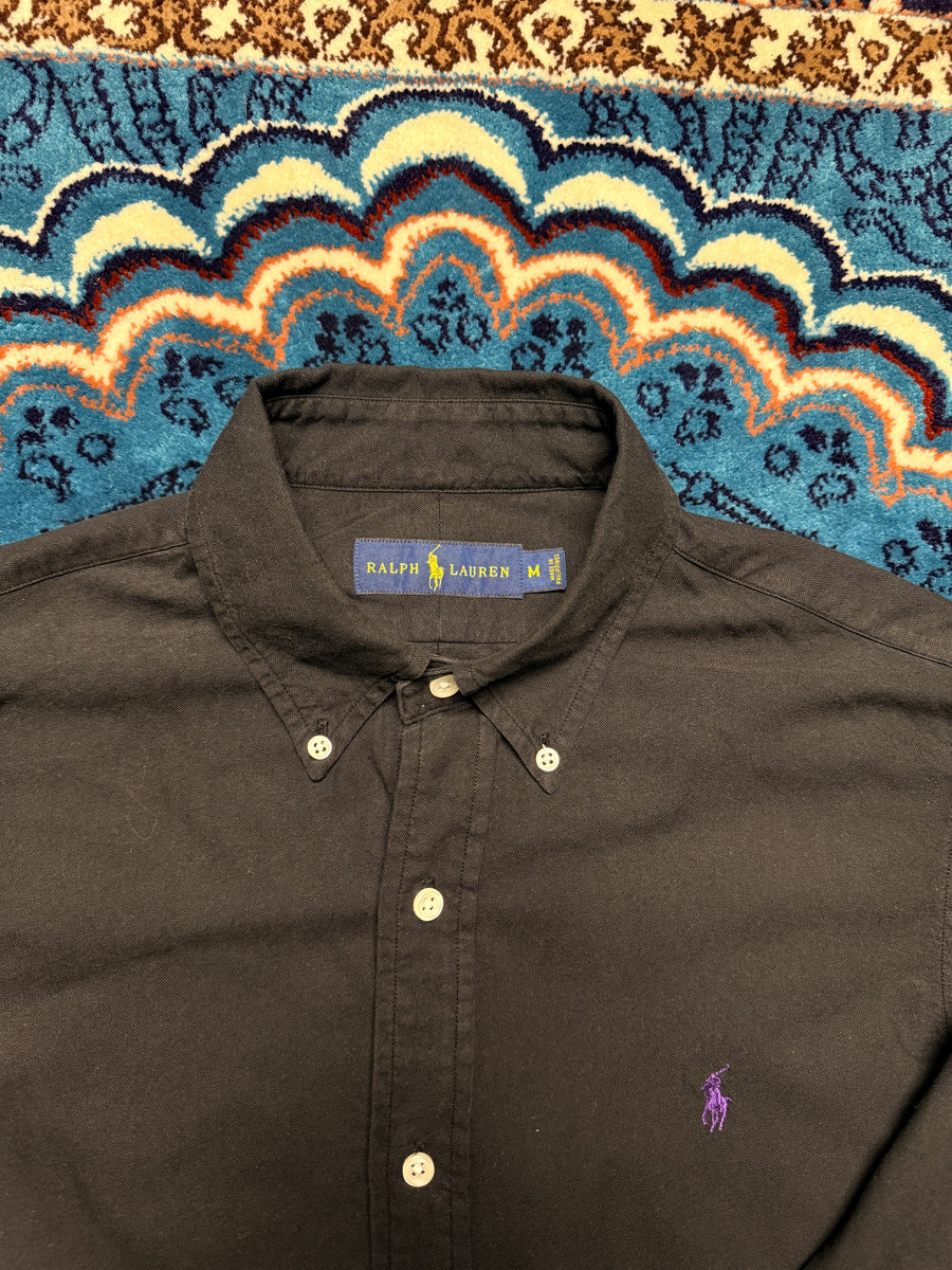 Ralph Lauren Black Button Down Shirt - M